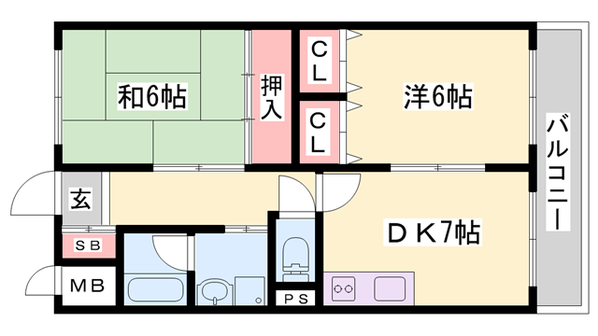 明石駅 バス13分  免許試験場下車：停歩10分 2階の物件間取画像